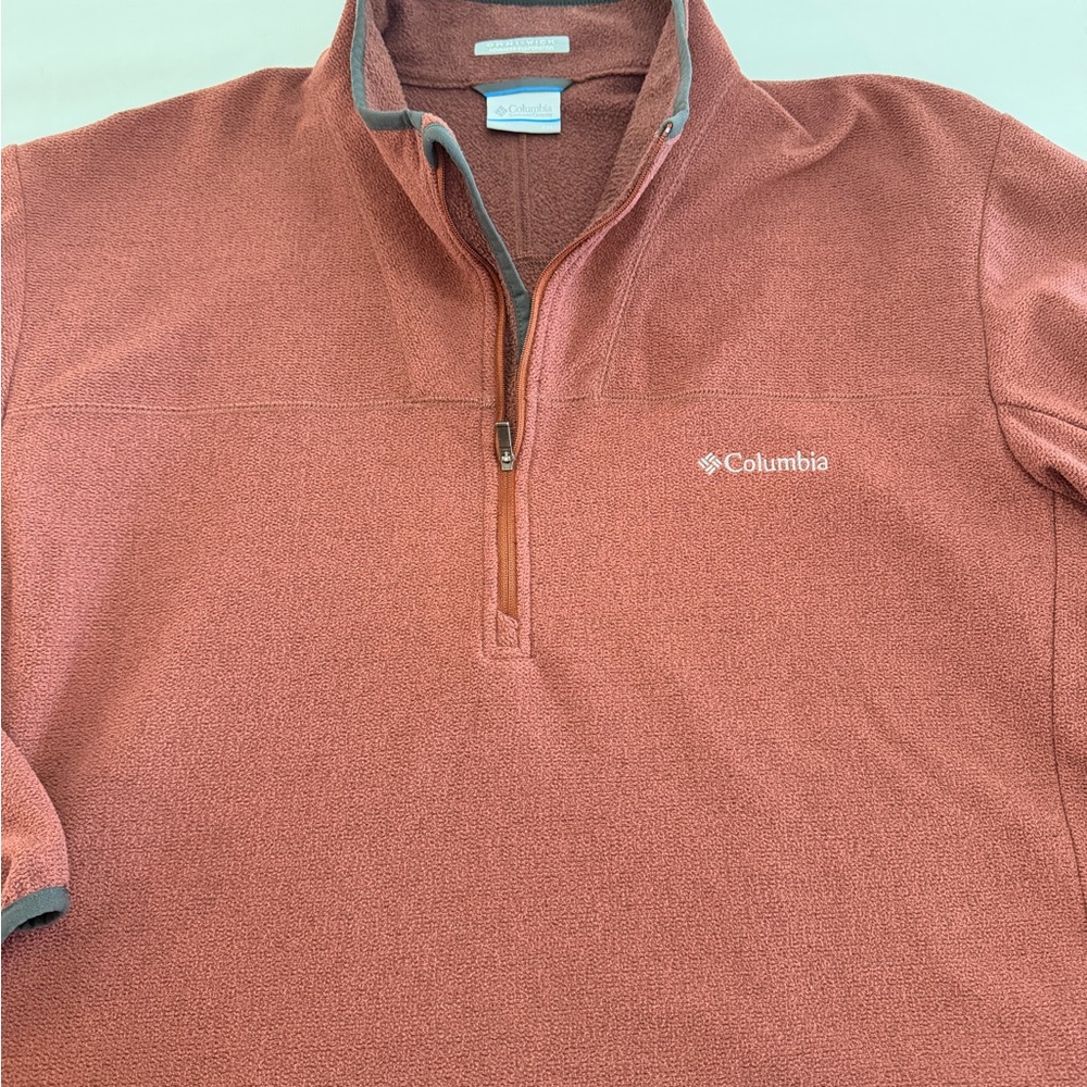 Columbia Rust Brown Omni-Wick Pullover Men’s XXL